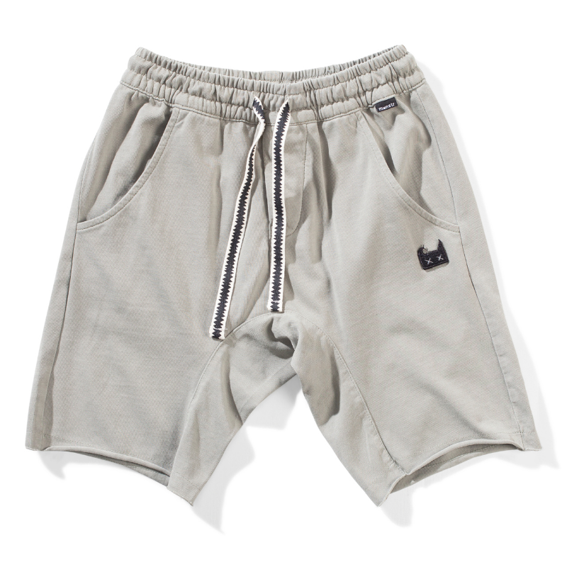 Munster Kids - Slacker Shorts in Washed Grey (5 and 8)