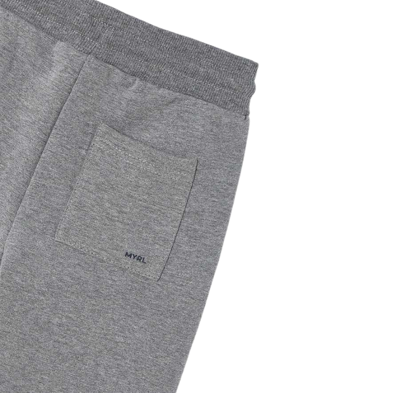 Mayoral - Boys Fleece Joggers in Anchor Heather