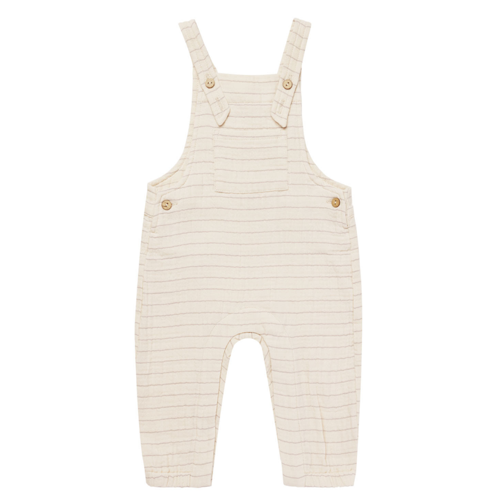 Quincy Mae - Baby Overalls in Vintage Stripe