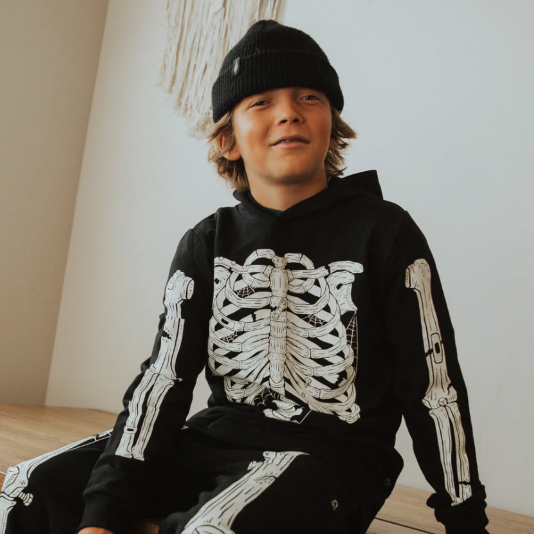 Boys cheap skeleton hoodie