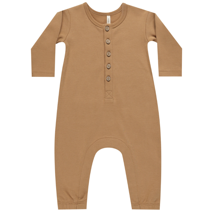 Quincy Mae - Long Sleeve Jumpsuit in Golden