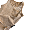 Little Bipsy - Acid Wash Tank in Sand