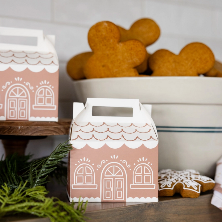 Gingerbread House Gable Treat Boxes