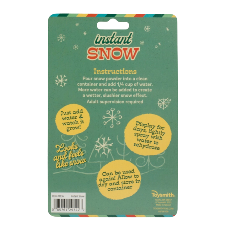 Instant Snow Kids' Activity