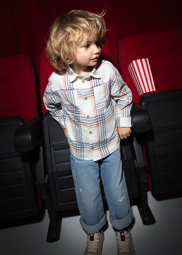 Mayoral - Boys Wide Leg Denim Jeans in Blue