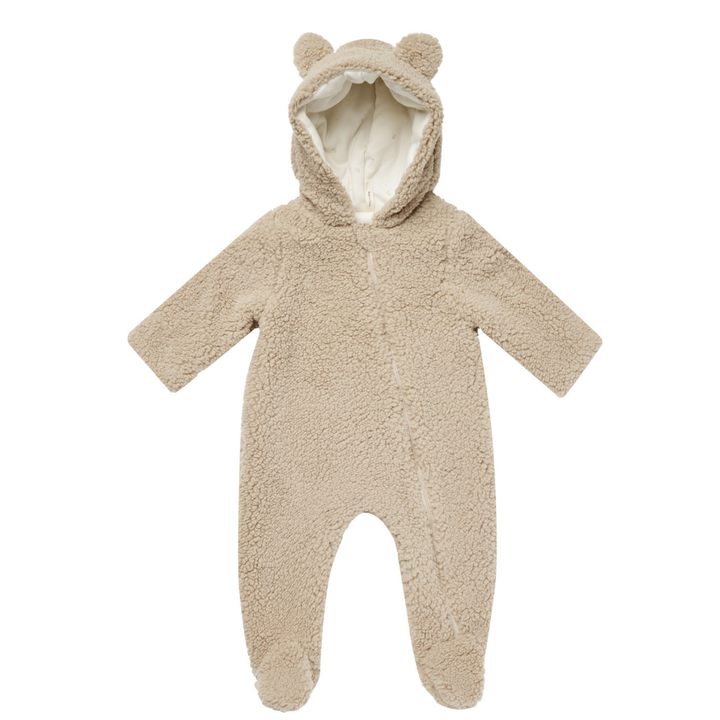 Quincy Mae teddy bear jumpsuit