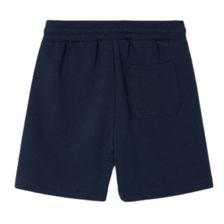 Mayoral - Boys Drawstring Fleece Shorts in Navy