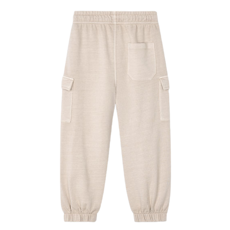 Mayoral - Boys Elastic Ankle Cargo Joggers in Tan