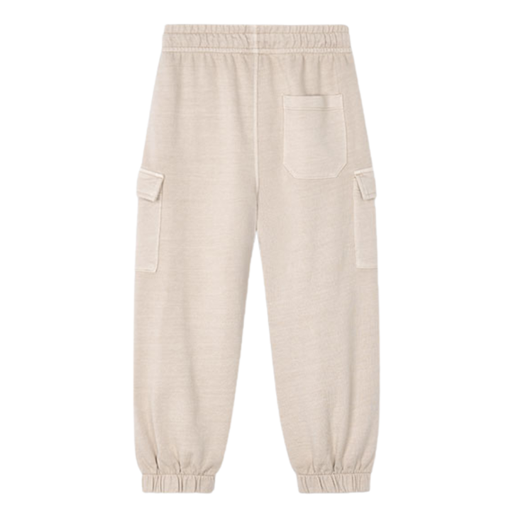 Mayoral - Boys Elastic Ankle Cargo Joggers in Tan