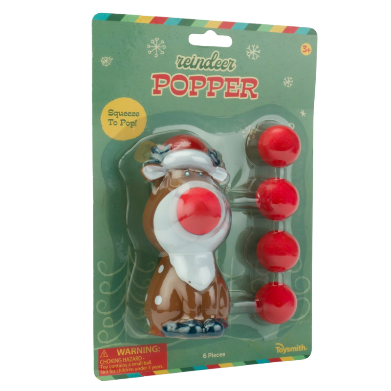 Reindeer Ball Popper Toy