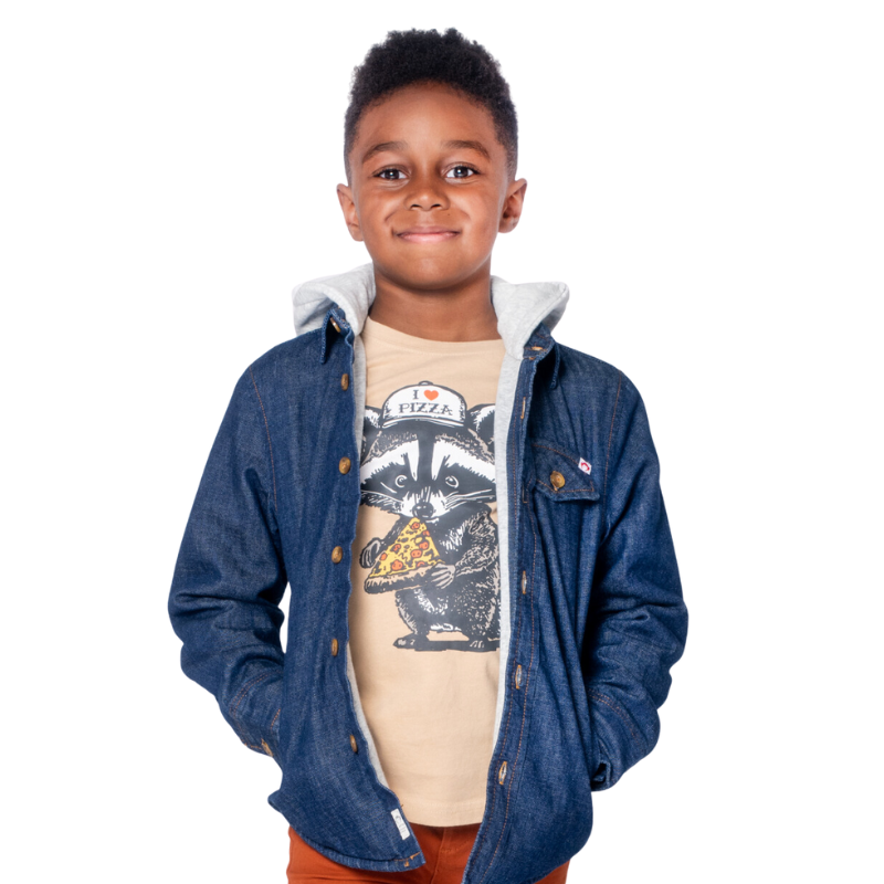 Appaman - Boys Glen Hooded Jacket in Denim Blue (3T and 7)