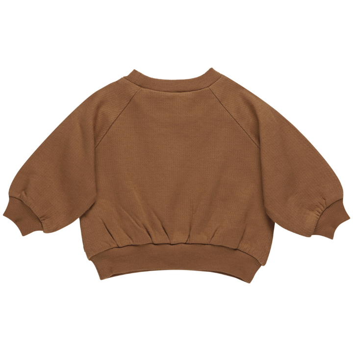 Quincy Mae - Pocket Sweatshirt in Cinnamon