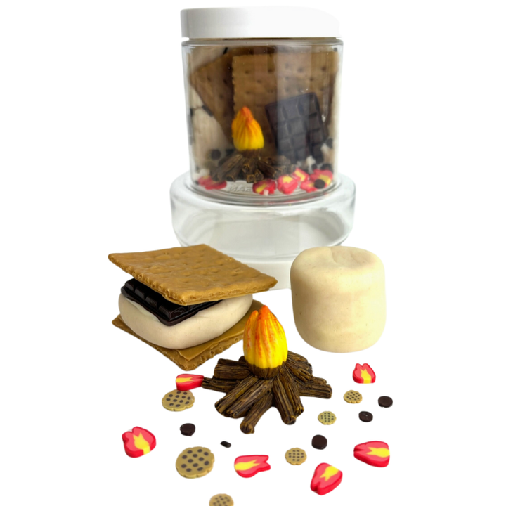 KidDoughs - S'mores Mini Dough-to-Go Jar 8oz