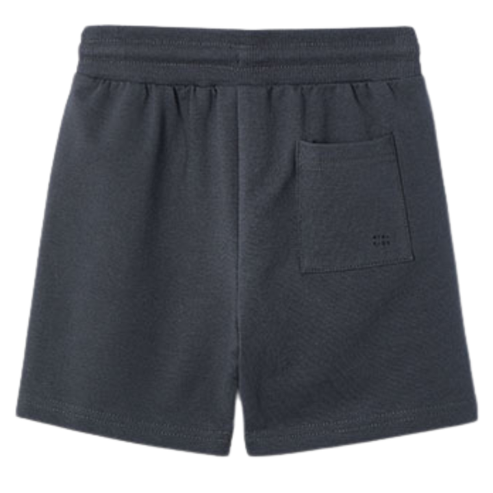 Mayoral - Boys Drawstring Fleece Shorts in Asphalt