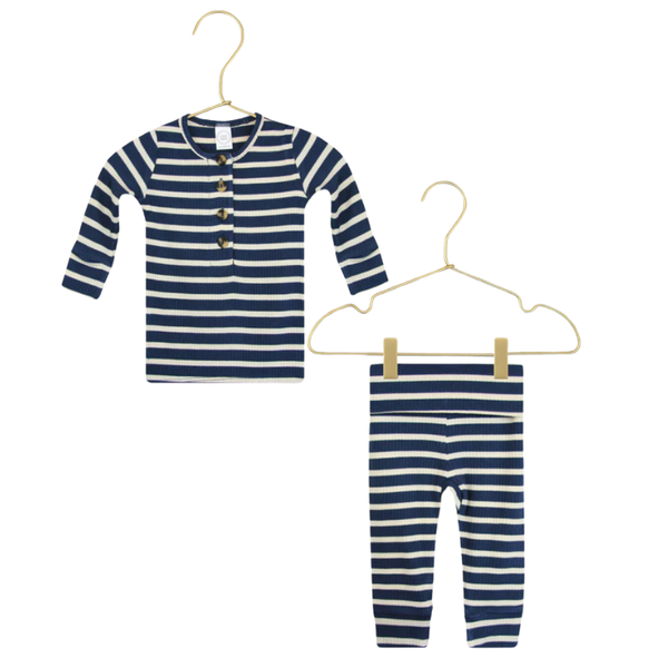 Lou lou and company shiloh ribbed top and bottom set offers sizd 6-12 months