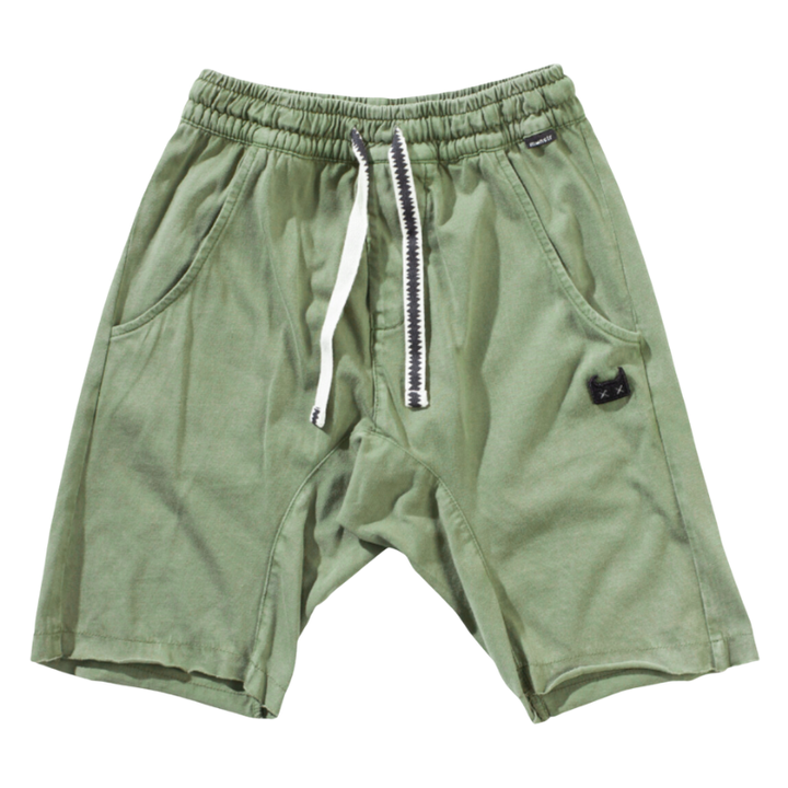 Munster Kids washed olive shorts