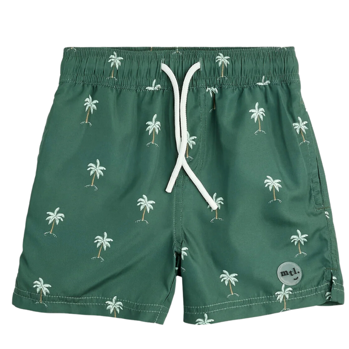 Miles - Palm Trees Swim Shorts in Forest