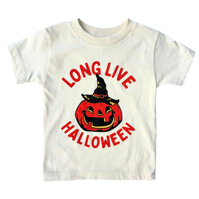 Roman & Leo - Long Live Halloween Tee in Natural