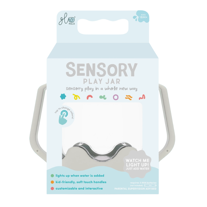 Glo Pals - Sensory Play Jar in Cloud Grey