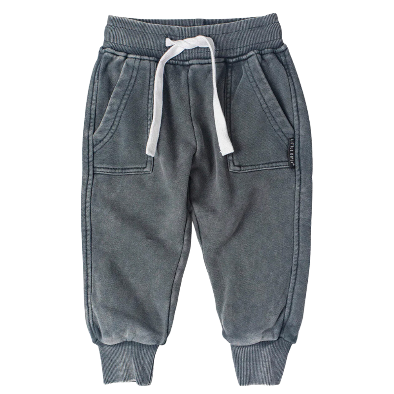 Little Bipsy stone wash joggers