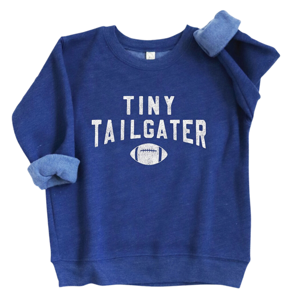 kids Tiny Tailgater sweatshirt blue