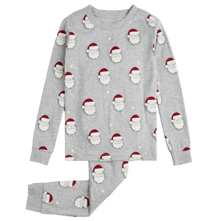 Kids organic santa pajamas