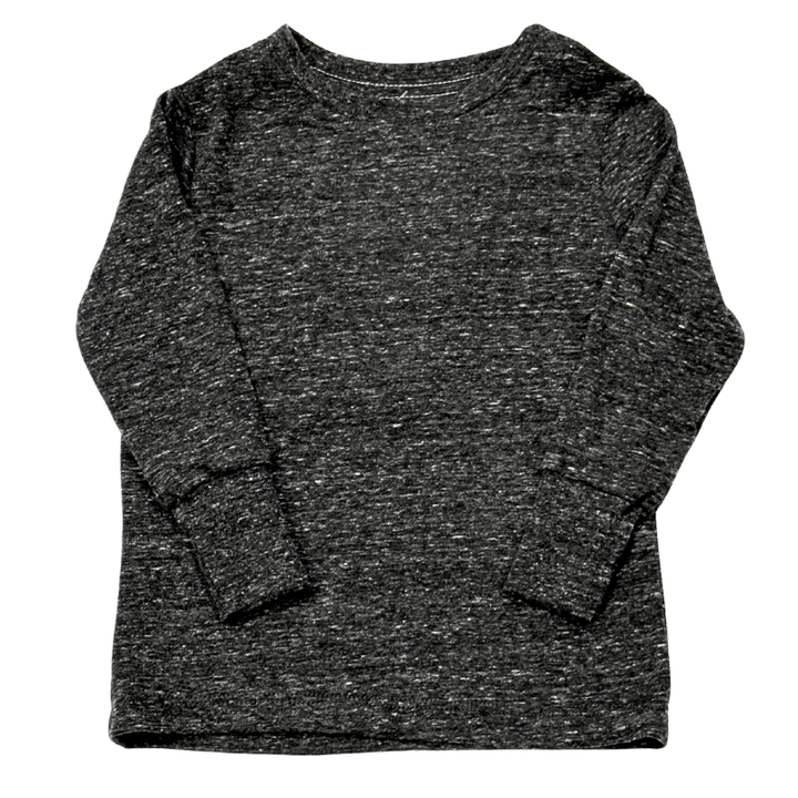SILAS - Long Sleeve Tee in Charcoal