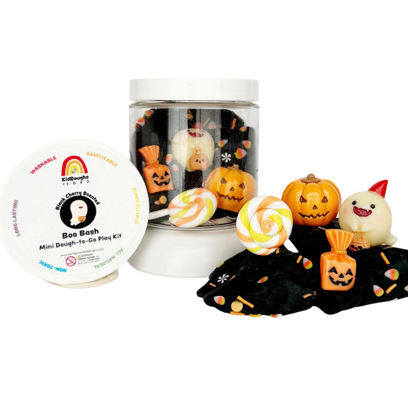 Halloween Boo Bash sensory kids dough