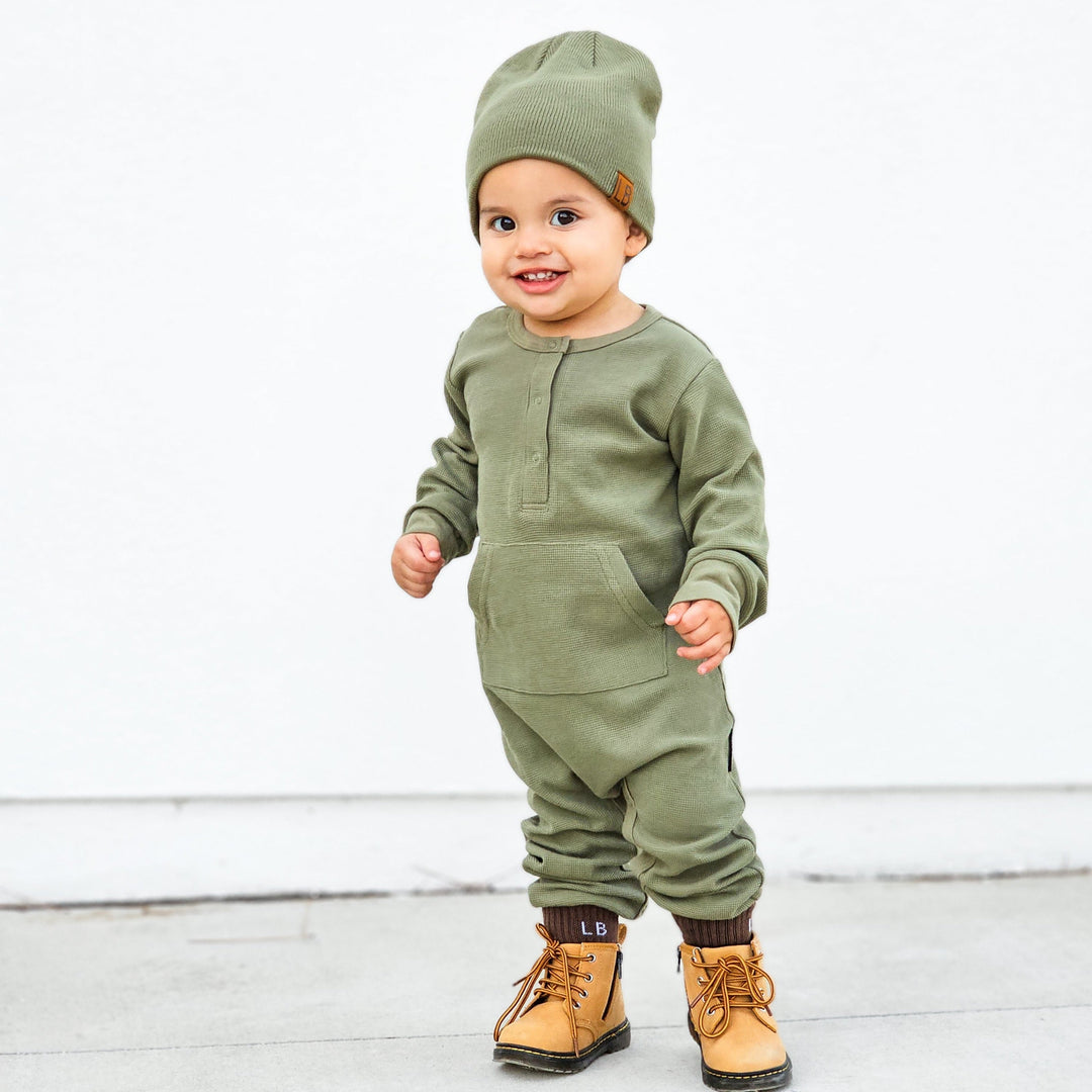 Little Bipsy Matcha romper