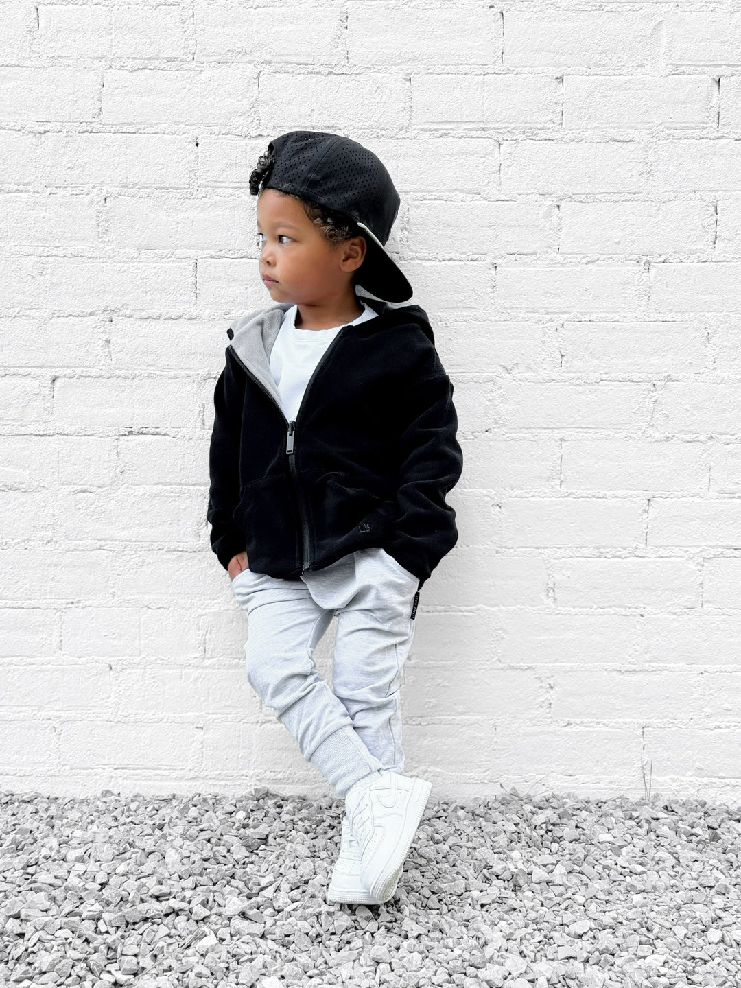 Little Bipsy - Reversible Fleece Zip Hoodie