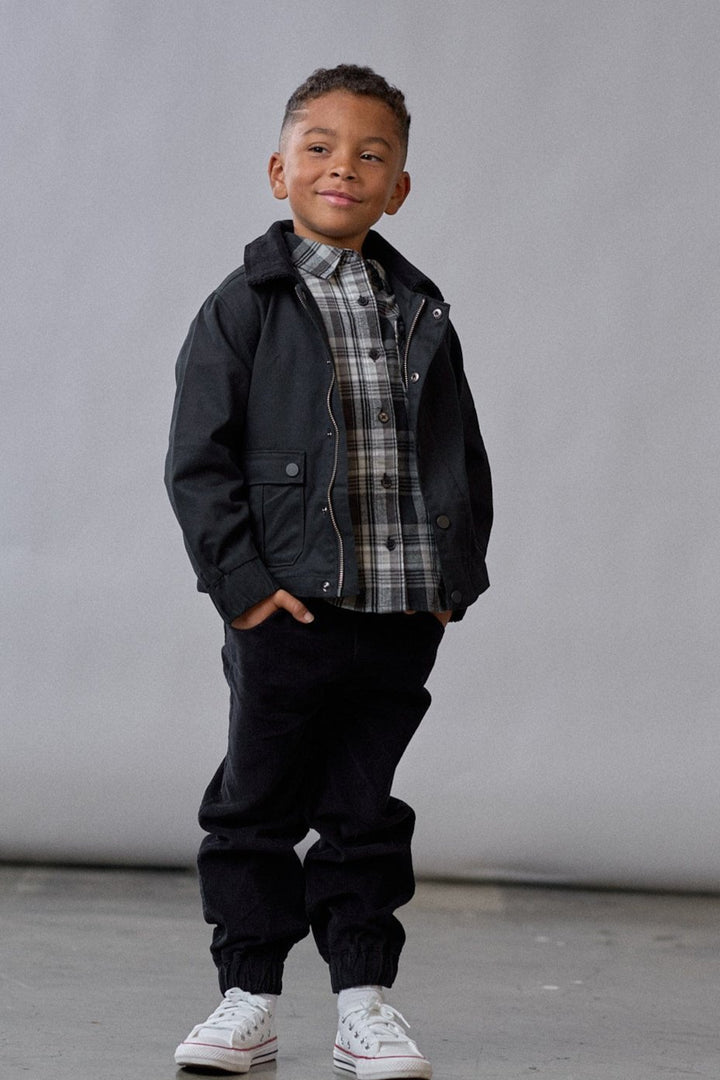 Little Bipsy - Boys Twill Jacket in Black