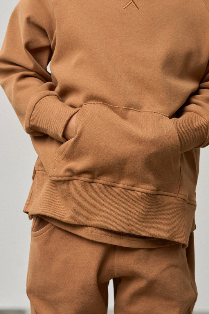 Little Bipsy - Pocket Pullover in Chestnut