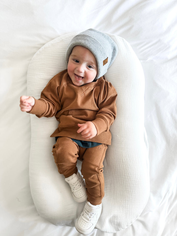 Little Bipsy - Pocket Pullover in Chestnut