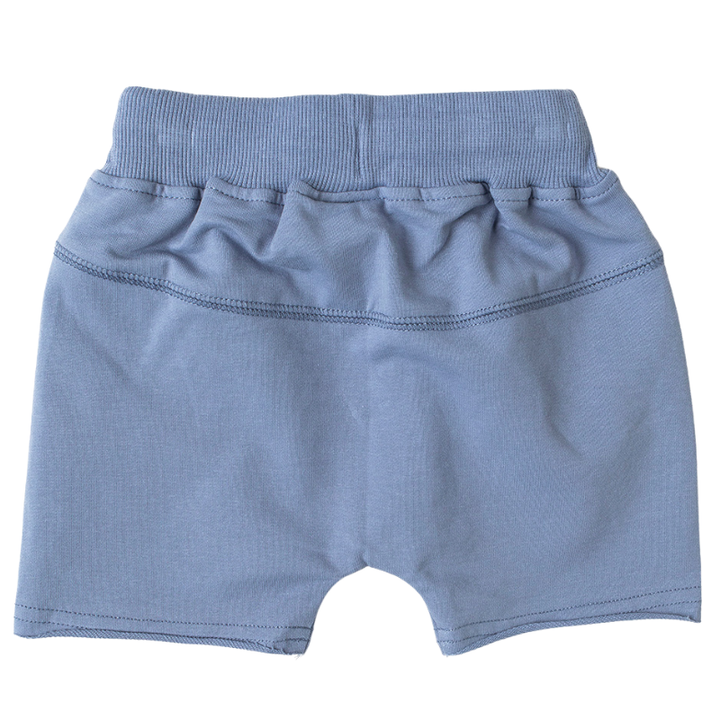 Little Bipsy - Raw Edge Harem Shorts in Sky Blue