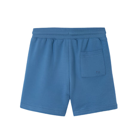 Mayoral - Boys Drawstring Fleece Shorts in Blue