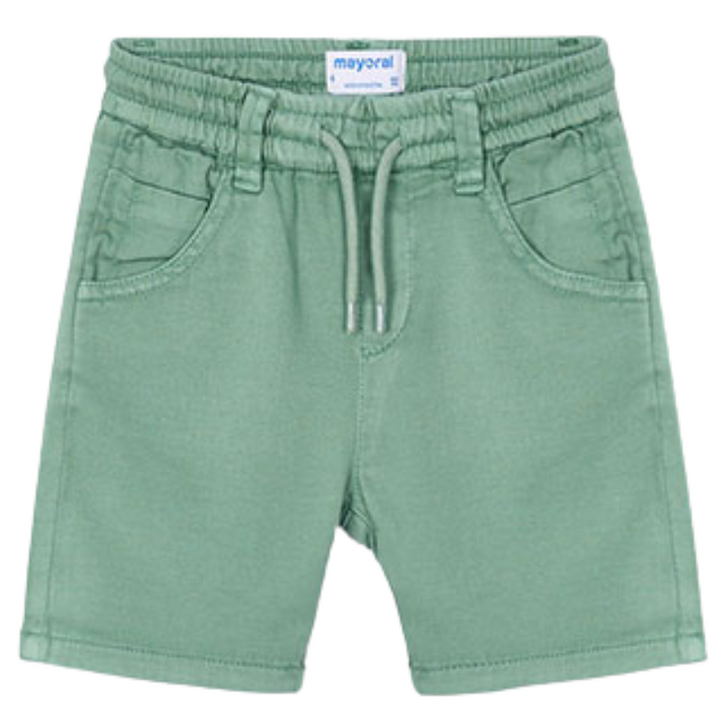 Mayoral - Boys Soft Chino Shorts in Laurel Green