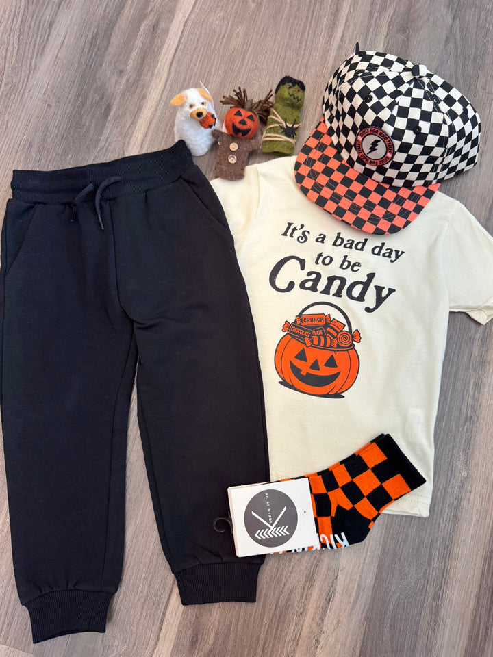 The Wishing Elephant - It's a Bad Day to Be Candy Tee in Natural (2T, 5/6, 7)