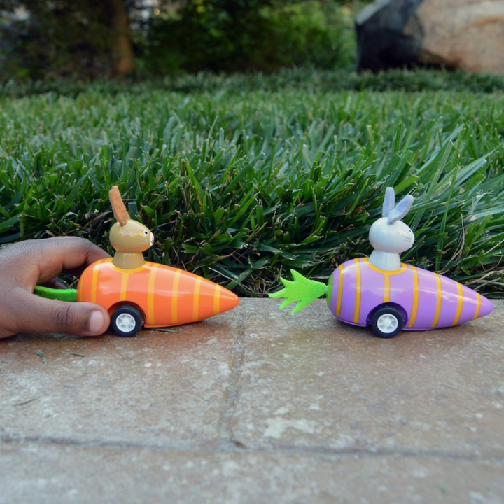 Bunny Pullback Carrot Car