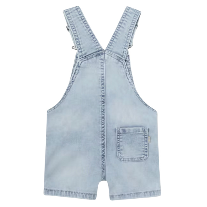 Mayoral - Baby Soft Denim Shorts Overalls in Light Blue (12mo)