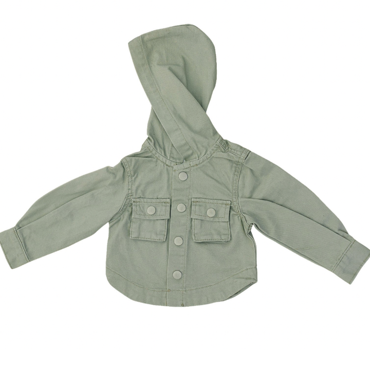 Mebie baby sage canvas jacket