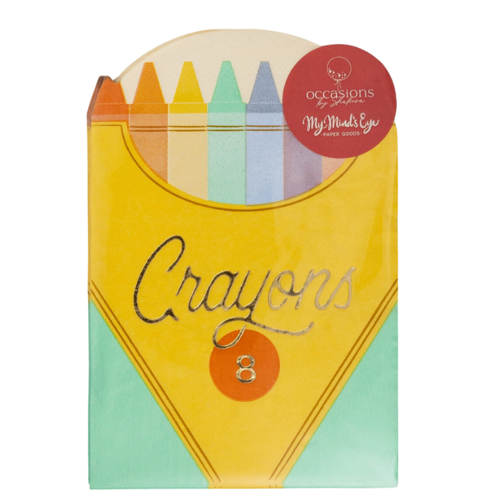 Crayon Box Shaped Napkins