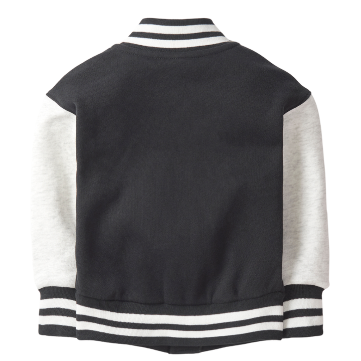 Little Bipsy - Varsity Jacket in Black