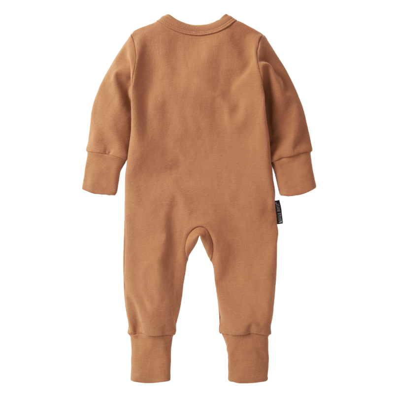 Little Bipsy - 2-Way Zip Romper in Caramel