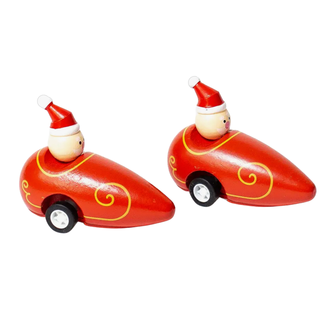 Santa's Christmas Sleigh Pullback Car