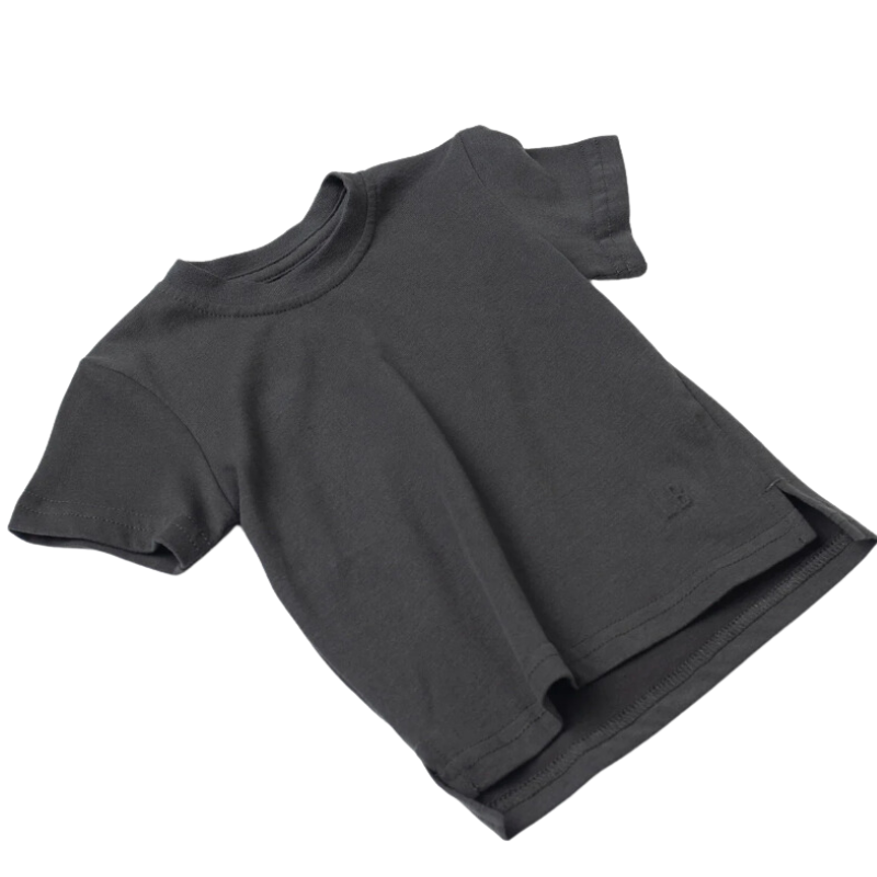 Little Bipsy - Elevated Tee in Charcoal