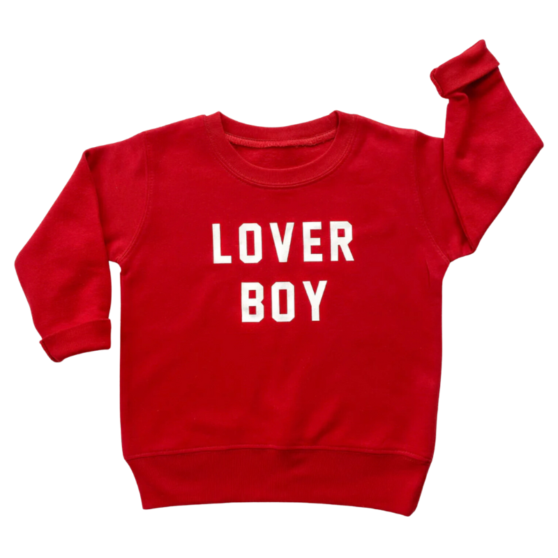 Lenox James - Lover Boy Pullover in Red