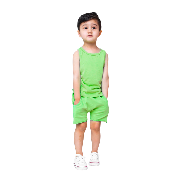 Little Bipsy - Elevated Tank Top in Electric Green (8)