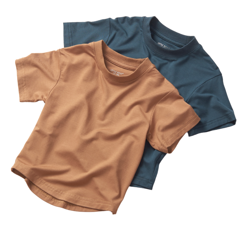 Little Bipsy - Over-sized Bamboo Tee in Carmel (7)