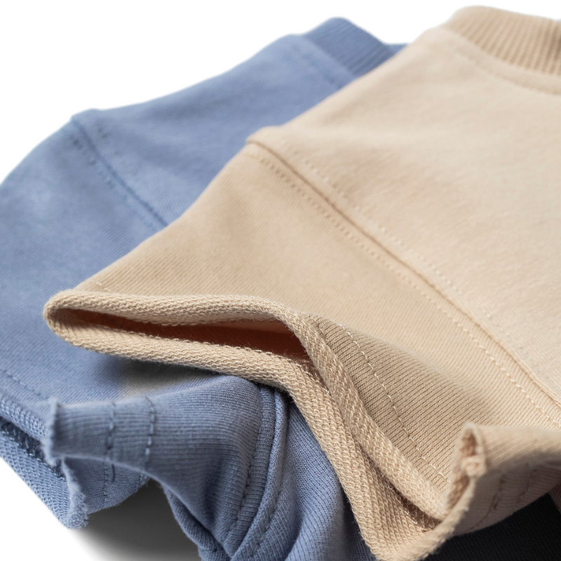 Little Bipsy - Raw Edge Crewneck in Sky Blue (4/5 and 7)