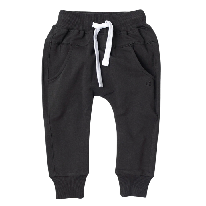 Little Bipsy joggers in charcoal